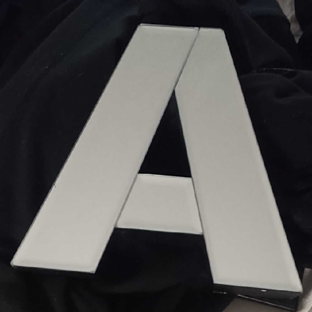 Silver Decorative Letter A
